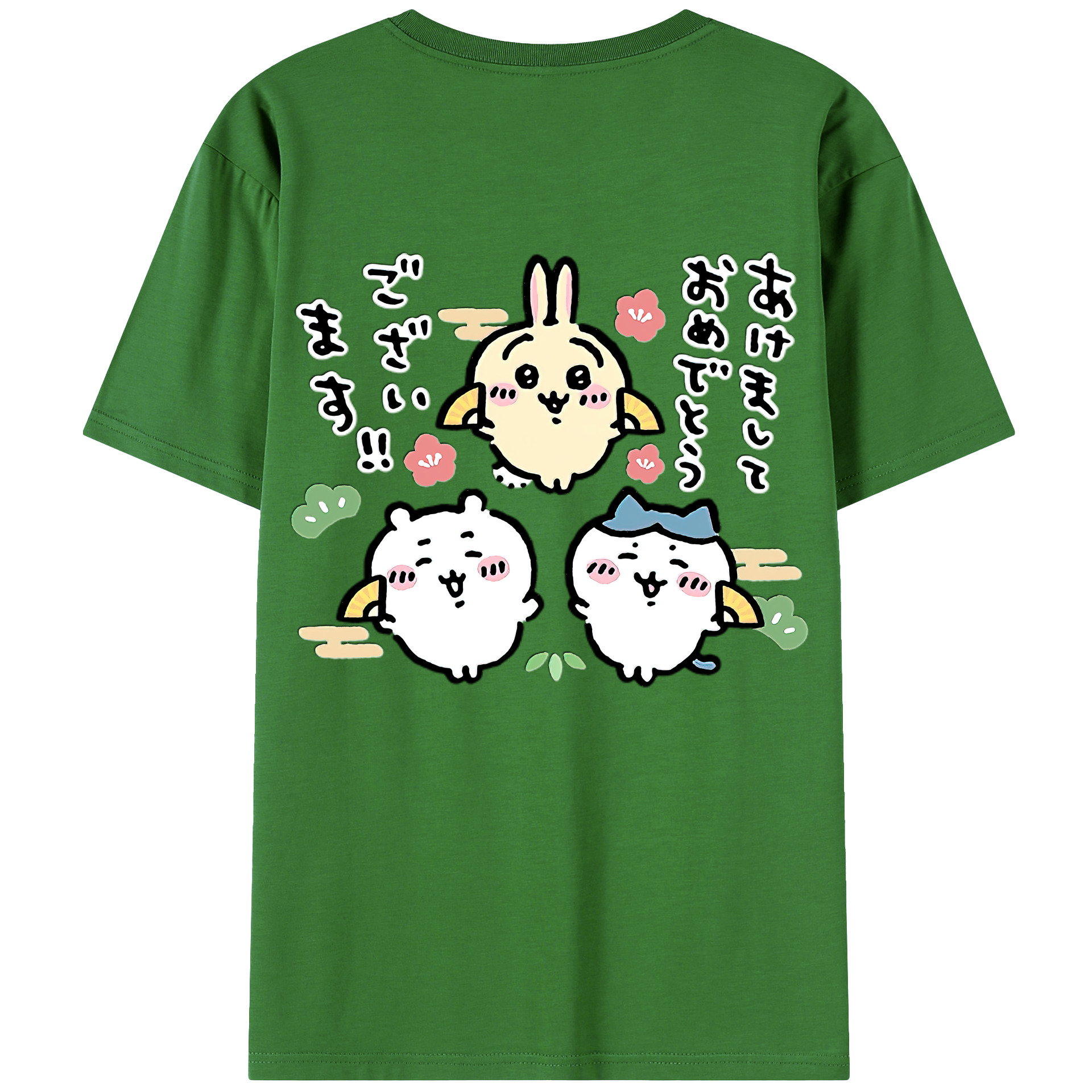 （画像用） ちいかわ ちいかわ Chii-kawa chiikawa レディース半袖Tシャツ(バックプリント)
